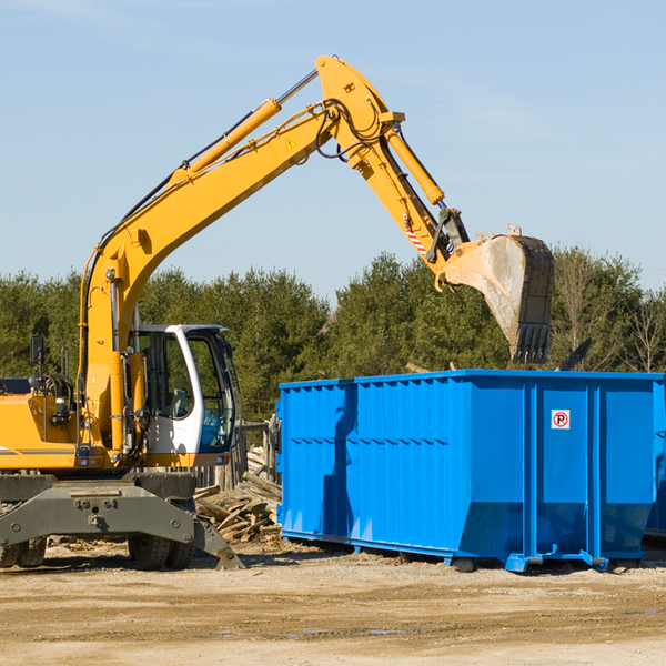 are there any additional fees associated with a residential dumpster rental in Dickinson County